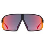 Sluneční brýle UVEX SPORTSTYLE 237 BLACK MATT/MIR. RED 
