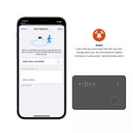 Smart tracker FIXED Tag Card s podporou Find My, bezdrátové nabíjení, černý
