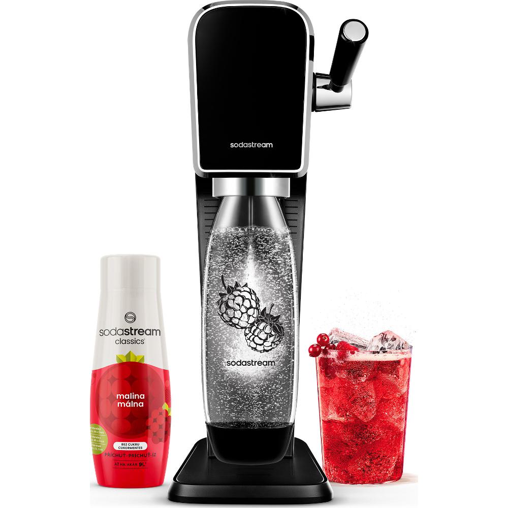 Sodastream Sada výrobníku ART Black Malina Zero Mpack
