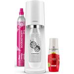 Sodastream Sada výrobníku TERRA White Malina Zero Mpack