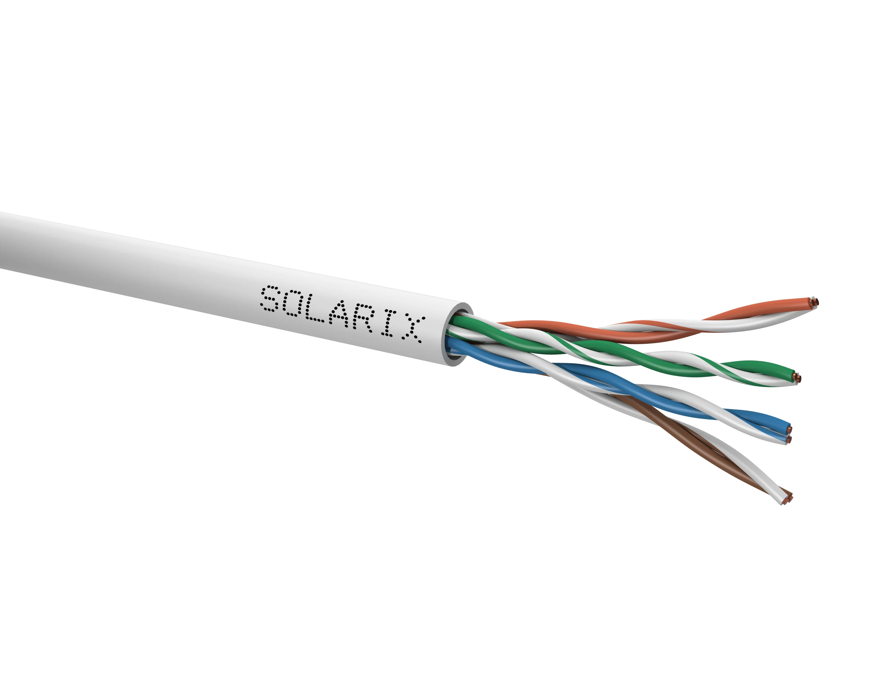 SOLARIX kábel, CAT5E, UTP PVC, 500m, box SXKD-5E-UTP-PVC-500M
