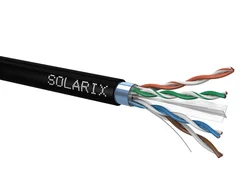SOLARIX kábel, CAT6, FTP PE, vonkajšiu, 500m, špulka SXKD-6-FTP-PE