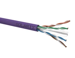 SOLARIX kábel, CAT6, UTP LSOH, 500m, špulka SXKD-6-UTP-LSOH