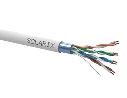 SOLARIX kábel licna, CAT5E, FTP PVC, šedý, 305m, box SXKL-5E-FTP-PVC-GY