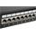 SOLARIX patch panel, CAT6, 24 x RJ45, STP, čierny, 1U SX24-6-STP-BK