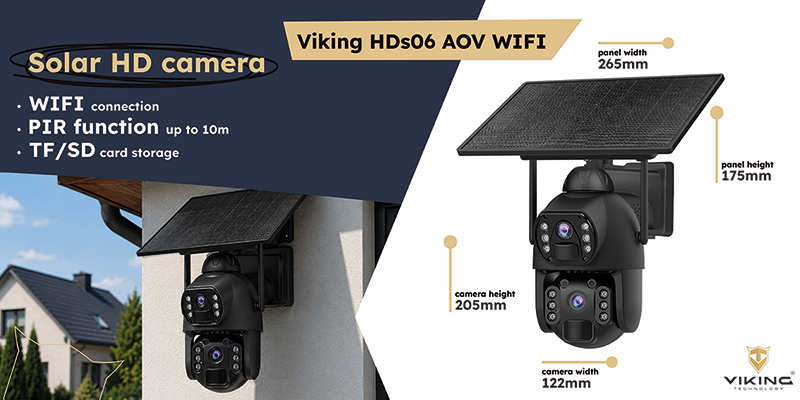 Solární HD kamera Viking HDs06 AOV WiFi