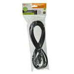 Solight flexo kábel, 3x 1,5 mm2, guma, čierny, 2,5 m