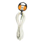 Solight flexo kábel, 3x 1mm2, biely, 3m