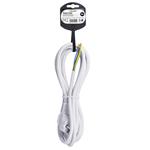 Solight flexo kabel, 3x 1mm2, bílá, 3m