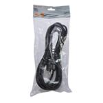 Solight flexo kabel, 3x 1mm2, gumová, černá, 5m