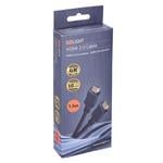 Solight HDMI kábel s Ethernetom, konektor HDMI 2.0 A - konektor HDMI 2.0 A, blister, 1,5 m