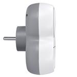 Solight hub, 3x 16A, rýchlonabíjačka USB A+C 20W PD, bielo-sivá