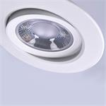 Solight LED bodové svetlo, 5W, 400lm, 3000K, okrúhle, biele