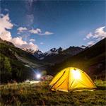 Solight LED dobíjacia baterka s displejom, 200lm, zoom, Li-Ion