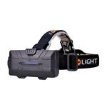 Solight LED dobíjacia čelová baterka, 550lm, Li-Ion, USB