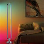 Solight LED inteligentná stojacia lampa Rainbow, oválna, wifi, RGB, CCT, 105 cm