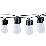Solight LED inteligentná vonkajšia reťaz s RGB žiarovkami, bluetooth, 15 žiaroviek, 14m+6m, 10W