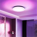 Solight LED inteligentné stropné svetlo Wave, 30W, 2300lm, wifi, RGB + CCT, diaľkové ovládanie