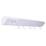 Solight LED kuchynské svetlo, 2x zásuvka, vypínač, 10W, 4100K, 51cm