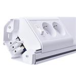Solight LED kuchynské svetlo, 2x zásuvka, vypínač, 10W, 4100K, 51cm