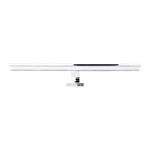 Solight LED kúpeľňové svetlo nad zrkadlo 3v1, 12W, 780lm, 4000K, IP44, 60cm, chróm