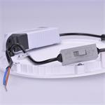 Solight LED mini panel CCT, podhľad, 12W, 900lm, 3000K, 4000K, 6000K, kruhový