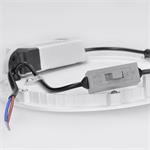 Solight LED mini panel CCT, podhledový, 18W, 1530lm, 3000K, 4000K, 6000K, čtvercový