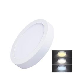 Solight LED mini panel CCT, zapustený, 12W, 900lm, 3000K, 4000K, 6000K, kruhový