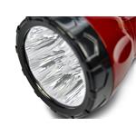Solight LED nabíjecí svítilna, 9 x LED, červenočerná, plug-in