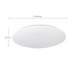 Solight LED osvetlenie Adrano s ochranou proti vlhkosti, IP54, 12W, 1020lm, 3CCT, 23cm