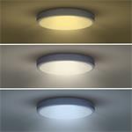 Solight LED osvetlenie s diaľkovým ovládaním Sivé, 60W, 4200lm, 49cm, stmievateľné