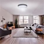 Solight LED osvetlenie s diaľkovým ovládaním Sivé, 60W, 4200lm, 49cm, stmievateľné