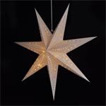 Solight LED poinsettia, závesná, 60cm, 20x LED, časovač, 2x AA
