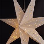 Solight LED poinsettia, závesná, 60cm, 20x LED, časovač, 2x AA