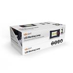 Solight LED pracovná lampa, 3W COB + 3 SMD LED, háčik + magnet, 3 x AAA