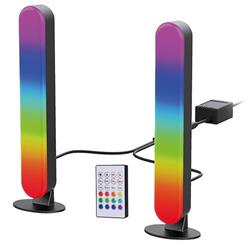 Solight LED RGB herné osvetlenie, diaľkové ovládanie, zvukový senzor, USB
