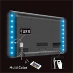 Solight LED RGB pásik pre TV, 2x 50cm, USB, vypínač, diaľkové ovládanie