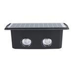 Solight LED solárne nástenné svetlo, teplá a studená biela, 15x10cm