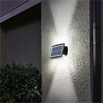 Solight LED solární nástěnné světlo, teplá a studená bílá, 15x10cm