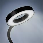 Solight LED stmievateľná stolná lampa s klipom, 300 lm, nastaviteľná teplota svetla, USB