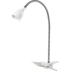 Solight LED stolná lampa, 2,5 W, 3000 K, klip, biela