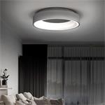 Solight LED stropné svietidlo kruhové Treviso, 48W, 2880lm, stmievateľné, diaľkové ovládanie, sivé