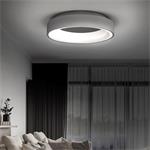 Solight LED stropné svietidlo kruhové Treviso, 48W, 2880lm, stmievateľné, diaľkové ovládanie, sivé