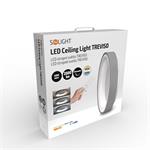 Solight LED stropní světlo kulaté Treviso, 48W, 2880lm, stmívatelné, dálkové ovládání, šedá