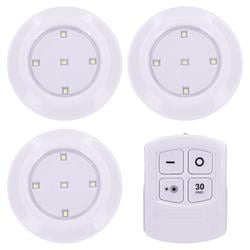 Solight LED svetlá s diaľkovým ovládaním, 3x 50lm, časovač, napájanie batériami