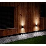 Solight LED venkovní nástěnné osvětlení Potenza, 2x GU10, černá