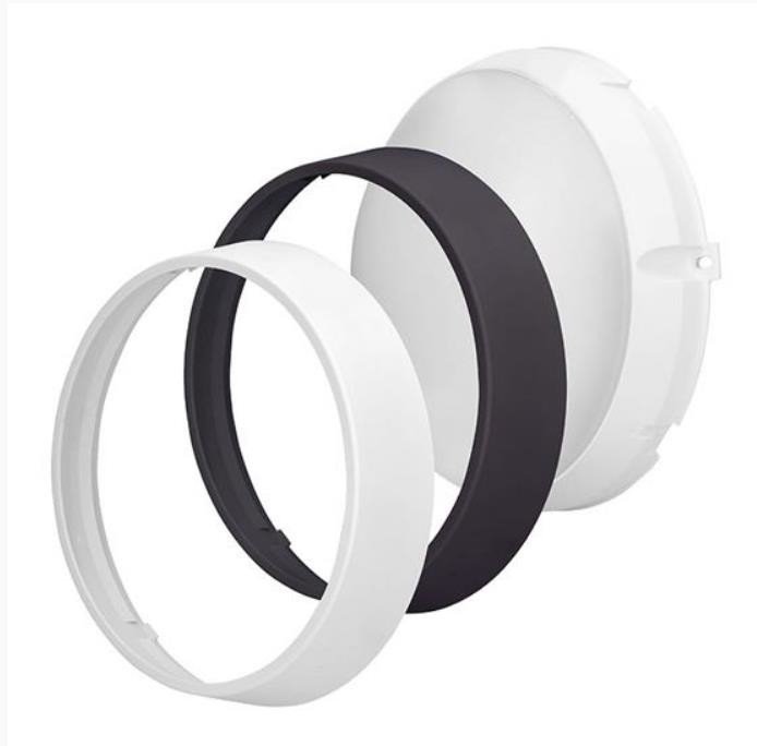 Solight LED venkovní osvětlení, nastavitelná teplota světla - 3CCT, 15/18/20W, 1800lm, 22cm, 2v1 - bílý a černý kryt