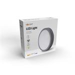 Solight LED venkovní osvětlení Siena, šedé, 20W, 1500lm, 4000K, IP54, 23cm