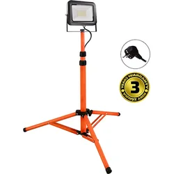 Solight LED venkovní reflektor PRO s vysokým stojanem, 50W, 4600lm, kabel se zástrčkou, AC 230V
