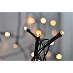 Solight LED venkovní vánoční řetěz, 400 LED, 20m, přívod 5m, 8 funkcí, IP44, teplá bílá